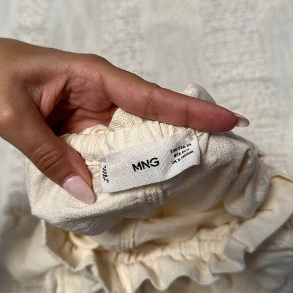 MANGO off white High-Waist Shorts - Summer Vacation - Picture 10 of 11